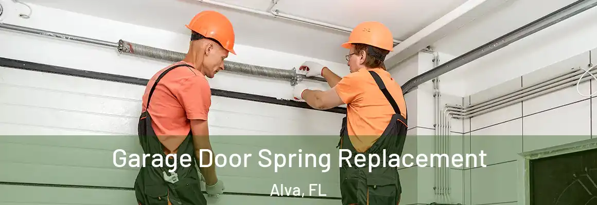  Garage Door Spring Replacement Alva, FL