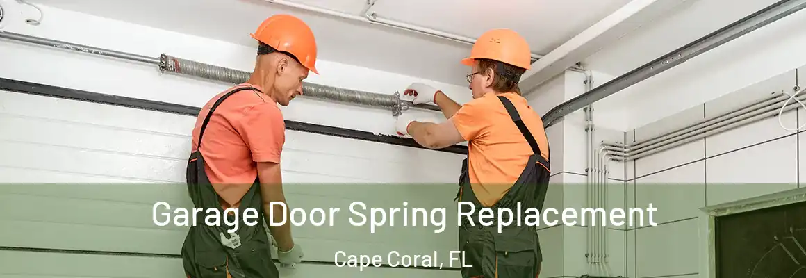  Garage Door Spring Replacement Cape Coral, FL